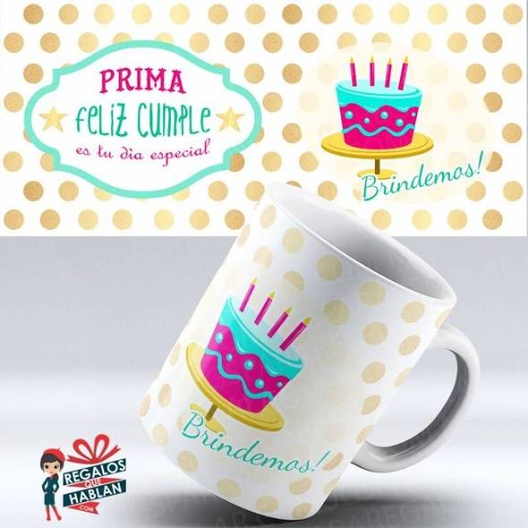 Mug Cumpleaños 03 Corona Regalos Que Hablan